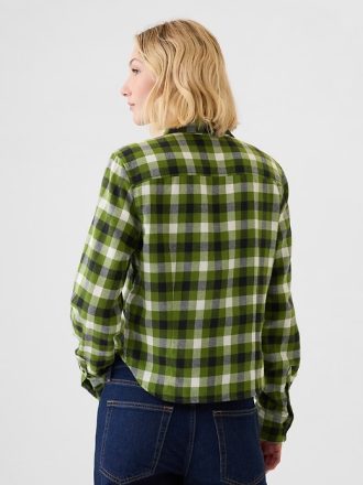 Beskuren flanellskjorta
