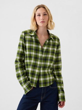 Beskuren flanellskjorta
