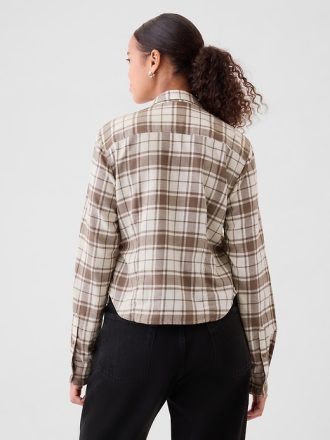 Beskuren flanellskjorta