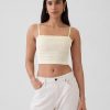 Beskuren smockad Cami