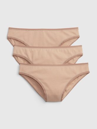 Bikinitrosa i ekologisk stretchig bomull (3-pack)