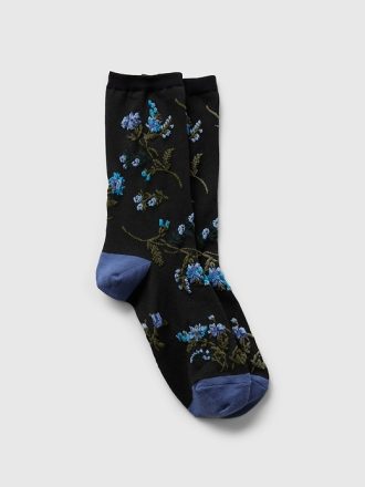 Blommiga besättningssockor