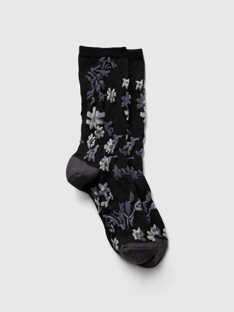 Blommiga besättningssockor