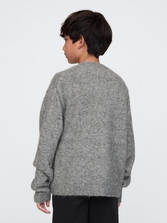 Borstad cardigan för barn