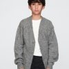 Borstad cardigan för barn