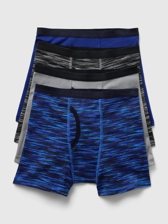 Boxershorts i ekologisk bomull för barn (4-pack)