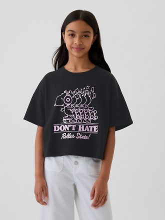 Boxy grafisk T-shirt för barn
