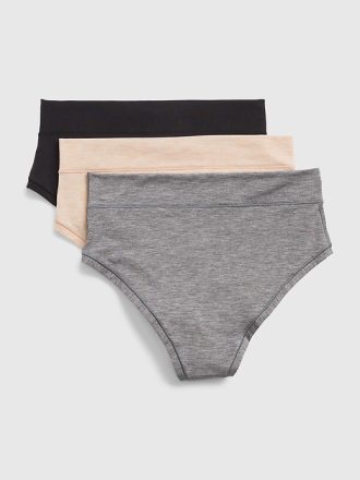 Breathe High Rise Thong (3-pack)