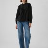 Broderad Eyelet Top