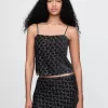 Burnout Velvet Cropped Cami