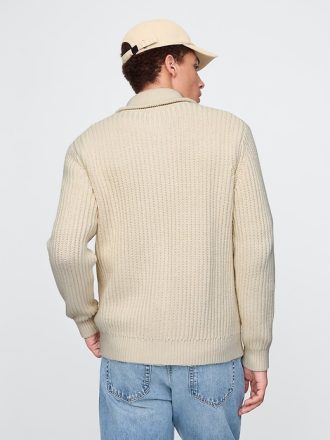 Cardigan med full dragkedja