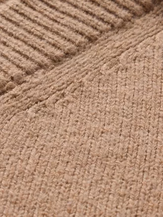 CashSoft Cropped hög V-ringad tröja