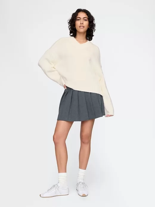 CashSoft Cropped hög V-ringad tröja CashSoft Cropped hög V-ringad tröja