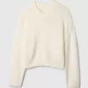 CashSoft Cropped hög V-ringad tröja CashSoft Cropped hög V-ringad tröja