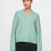CashSoft Cropped hög V-ringad tröja CashSoft Cropped hög V-ringad tröja