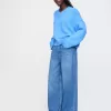 CashSoft Cropped hög V-ringad tröja CashSoft Cropped hög V-ringad tröja
