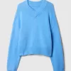 CashSoft Cropped hög V-ringad tröja CashSoft Cropped hög V-ringad tröja