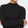 CashSoft Plisserad Rib Maxi Sweater Dress