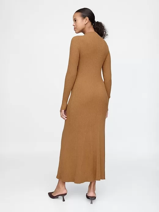 CashSoft Plisserad Rib Maxi Sweater Dress CashSoft Plisserad Rib Maxi Sweater Dress