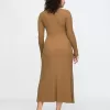 CashSoft Plisserad Rib Maxi Sweater Dress CashSoft Plisserad Rib Maxi Sweater Dress