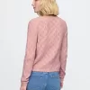 CashSoft Pointelle Cardigan