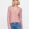 CashSoft Pointelle Cardigan