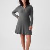 CashSoft Polo Mini Sweater Dress