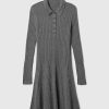 CashSoft Polo Mini Sweater Dress