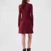 CashSoft Polo Mini Sweater Dress
