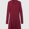CashSoft Polo Mini Sweater Dress