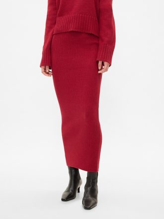 CashSoft Rib Maxi Sweater Kjol