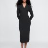 CashSoft Rib Midi Polo Sweater Dress CashSoft Rib Midi Polo Sweater Dress