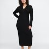 CashSoft Rib Midi Polo Sweater Dress CashSoft Rib Midi Polo Sweater Dress