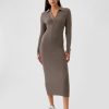 CashSoft Rib Midi Polo Sweater Dress CashSoft Rib Midi Polo Sweater Dress