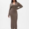 CashSoft Rib Midi Polo Sweater Dress CashSoft Rib Midi Polo Sweater Dress