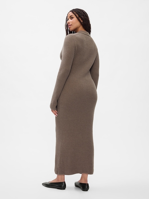 CashSoft Rib Midi Polo Sweater Dress CashSoft Rib Midi Polo Sweater Dress