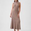 CashSoft Rib Mockneck Maxi Sweater Dress