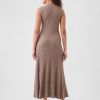 CashSoft Rib Mockneck Maxi Sweater Dress