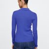 CashSoft Rib Polo Cardigan