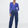 CashSoft Rib Polo Cardigan