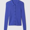 CashSoft Rib Polo Cardigan