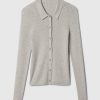 CashSoft Rib Polo Cardigan