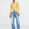 CashSoft Rib Polo Cardigan