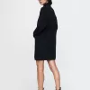 CashSoft Rib Turtleneck Mini Sweater Dress