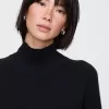 CashSoft Rib Turtleneck Mini Sweater Dress