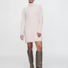 CashSoft Rib Turtleneck Mini Sweater Dress
