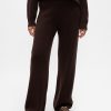 CashSoft Shaker-Stitch Sweater Byxor
