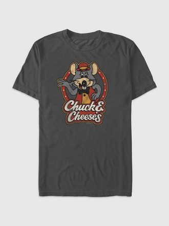 Chuck E Cheese Retro logotyp grafisk T-shirt