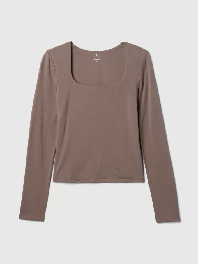 CloseTnit Jersey-tröja med fyrkantig hals