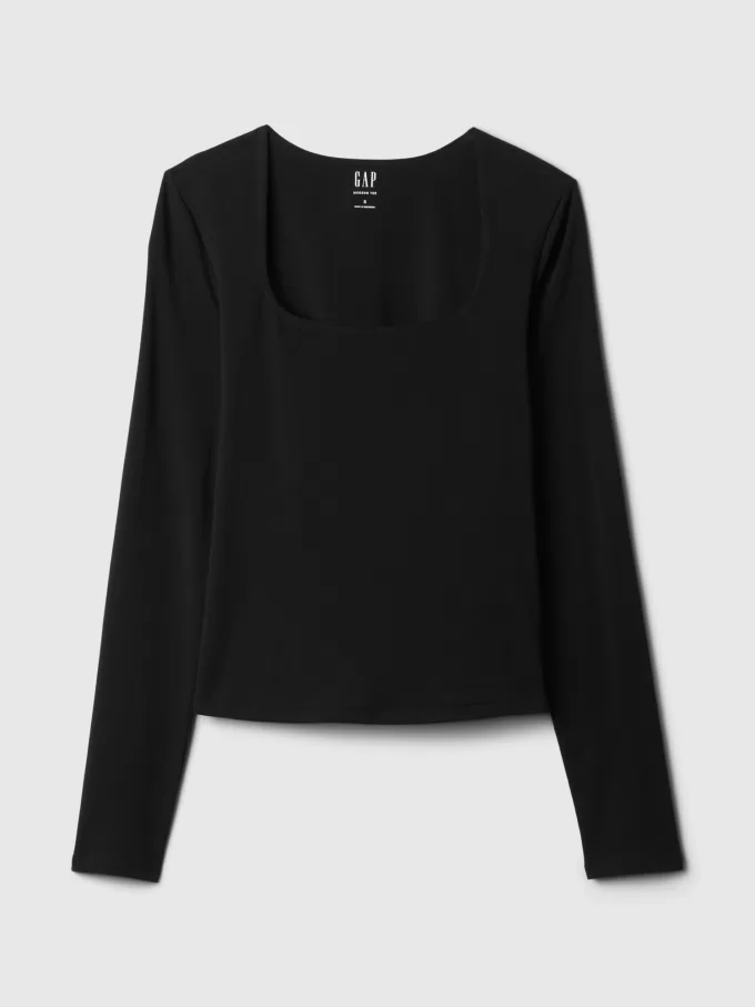 CloseTnit Jersey-tröja med fyrkantig hals